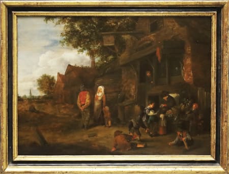 Cornelis Dusart — Scena di villaggio